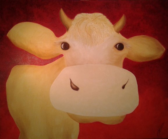 marha-art obraz KRÁVA CECÍLIE